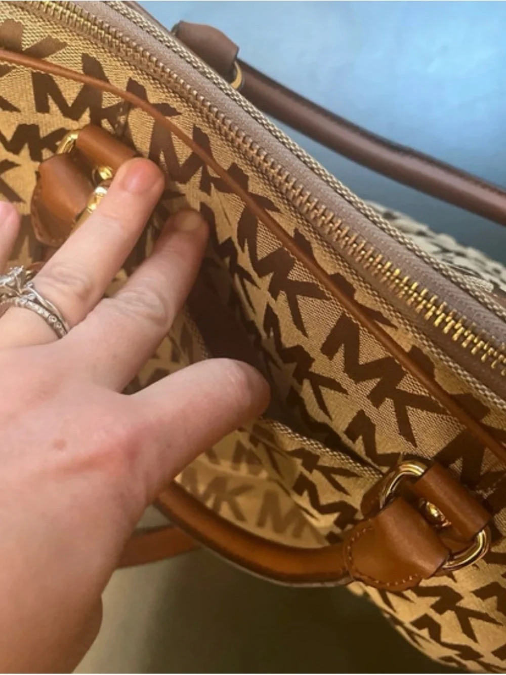Michael Kors Brown Signature Bag